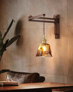 Geyla Rustieke Houten Wandlamp | Fioriscas