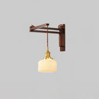 Geyla Rustieke Houten Wandlamp | Fioriscas