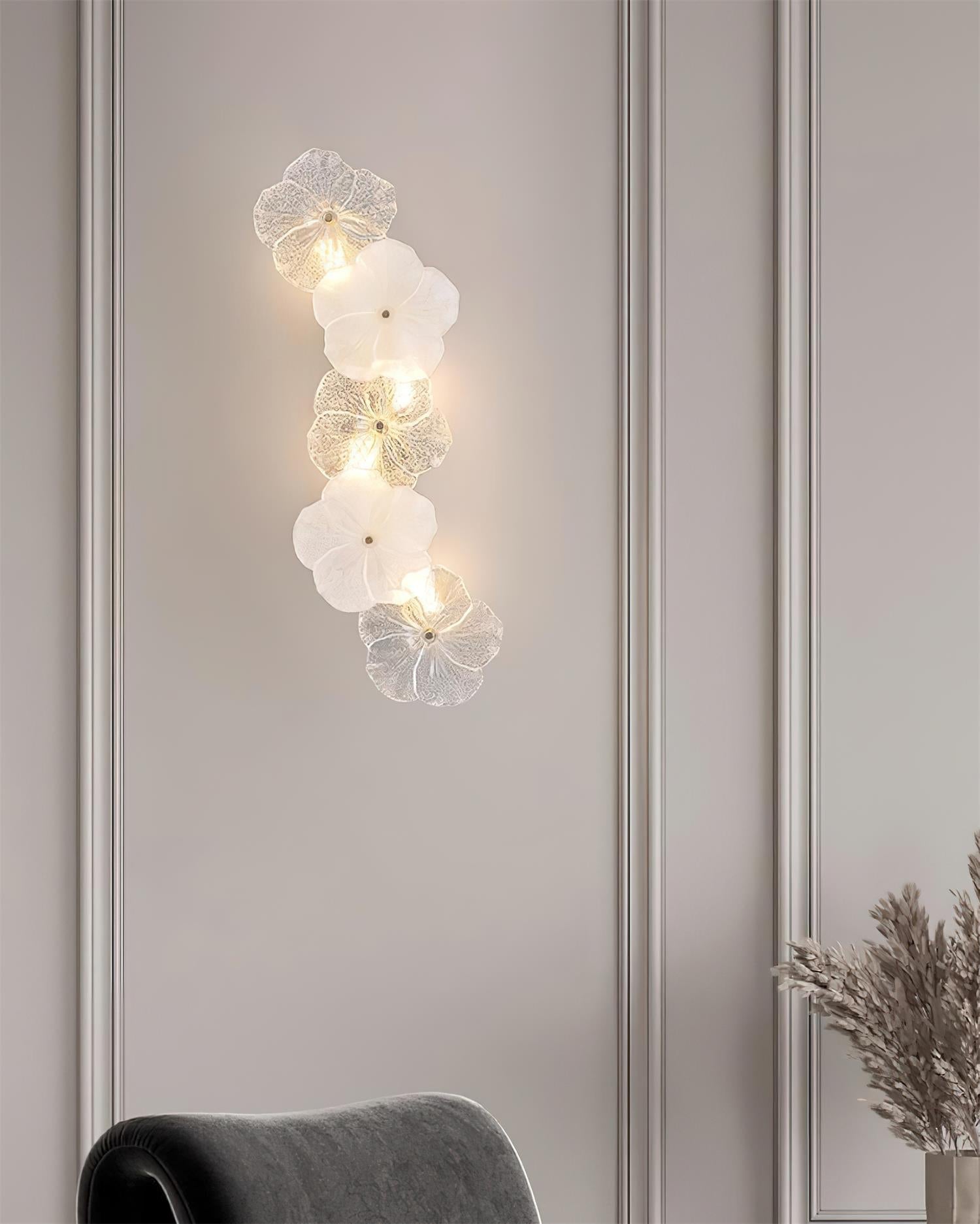 Lampada da parete floreale Givelle | Fioriscas