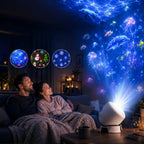 LED Wave Projector Light for a Calming Bedroom Glow