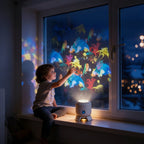 LED Wave Projector Light for a Calming Bedroom Glow
