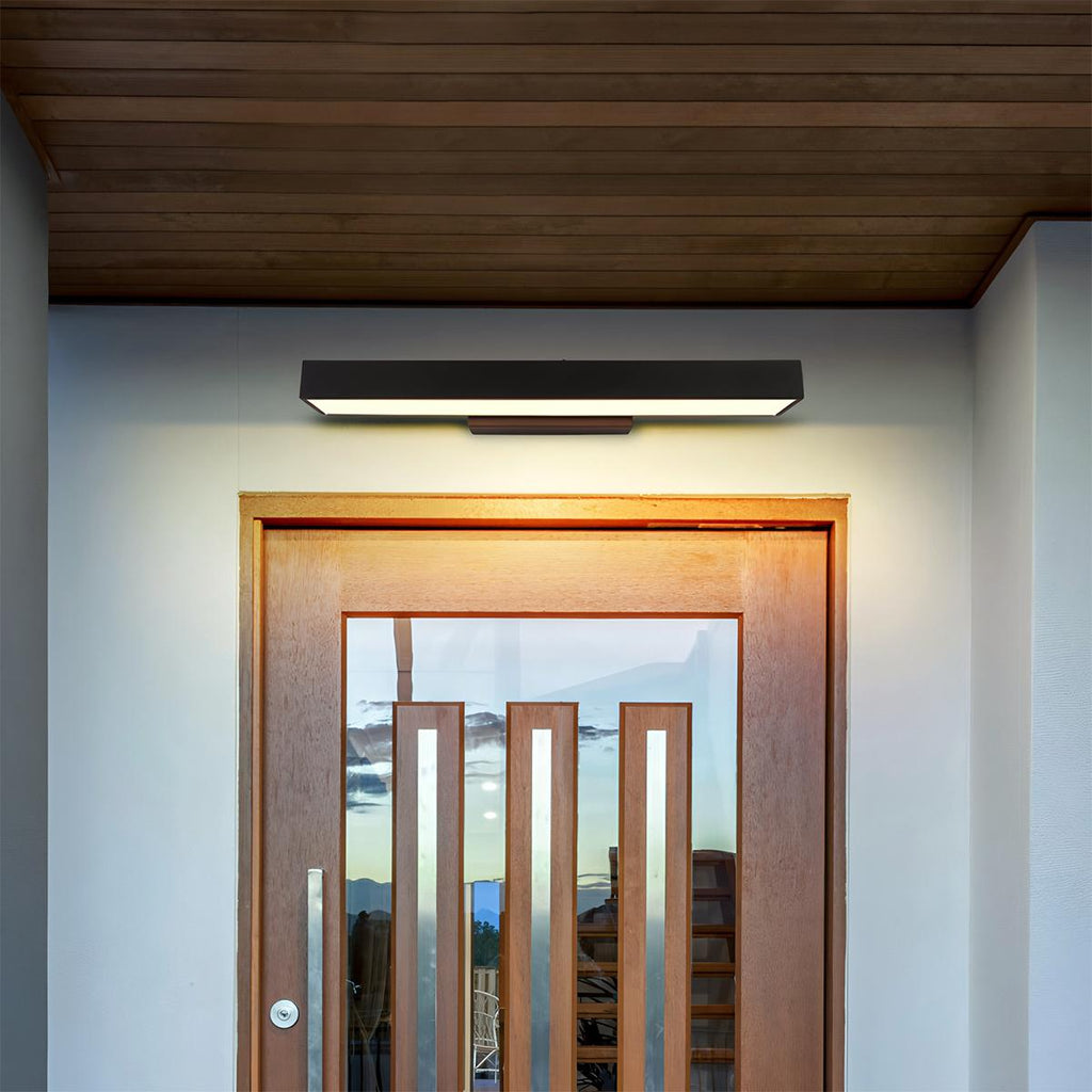 Luz de Parede Exterior Lumencrest Pro com Sensor IP54 Alumínio