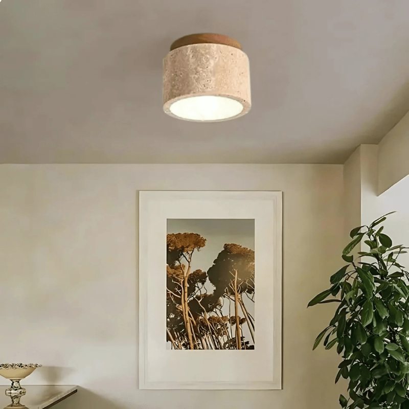 Minimalistická LED lampa ze dřeva pro klidnou atmosféru - Fioriscas