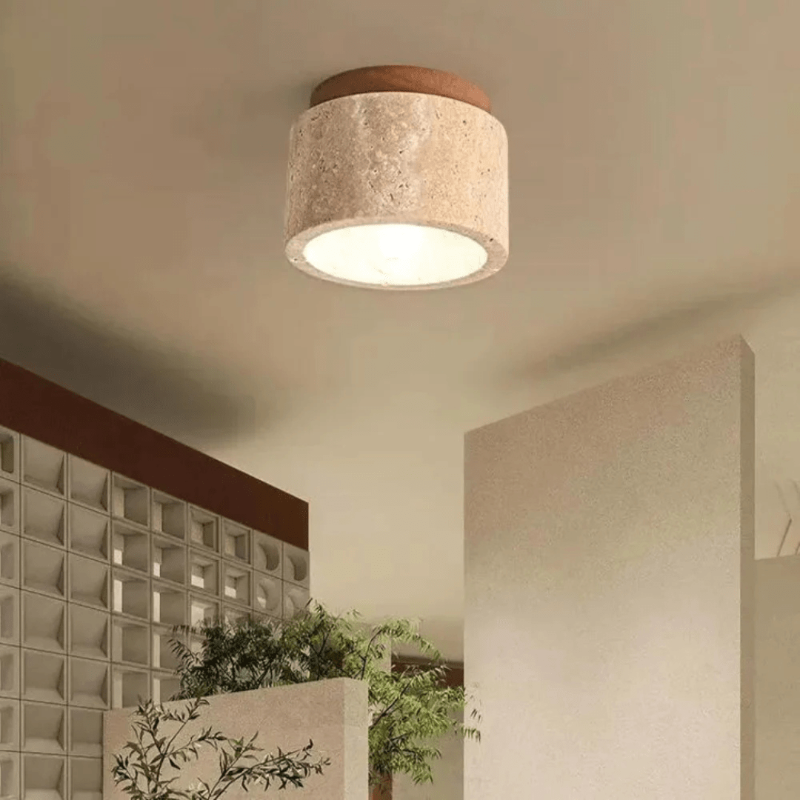 Minimalistická LED lampa ze dřeva pro klidnou atmosféru - Fioriscas