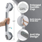 Secure Suction Shower Grab Bar for Safe Bathroom Support | Fioriscas