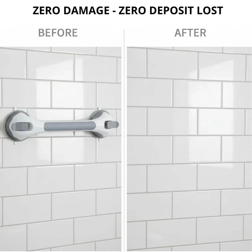Secure Suction Shower Grab Bar for Safe Bathroom Support | Fioriscas