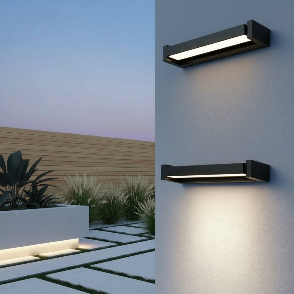 Luce da parete esterna LED regolabile e impermeabile - Fioriscas