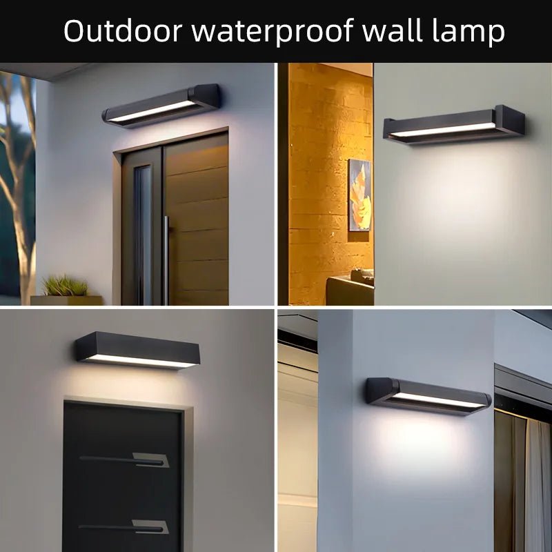 Luce da parete esterna LED regolabile e impermeabile - Fioriscas