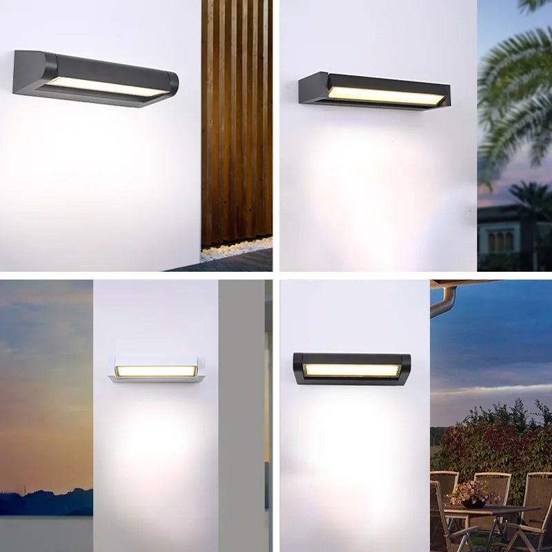 Luce da parete esterna LED regolabile e impermeabile - Fioriscas