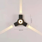 Ovelo Modern Waterproof Minimalist Cross Outdoor Wall Light Garden/Corridor | Fioriscas