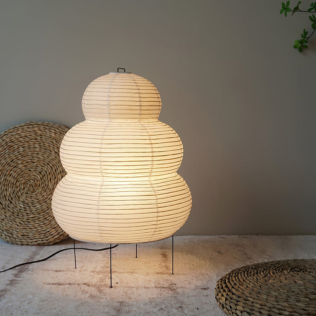 Shiori Glow Handmade Mulberry Paper Table Lamp Inspired By Japanese Lanterns
