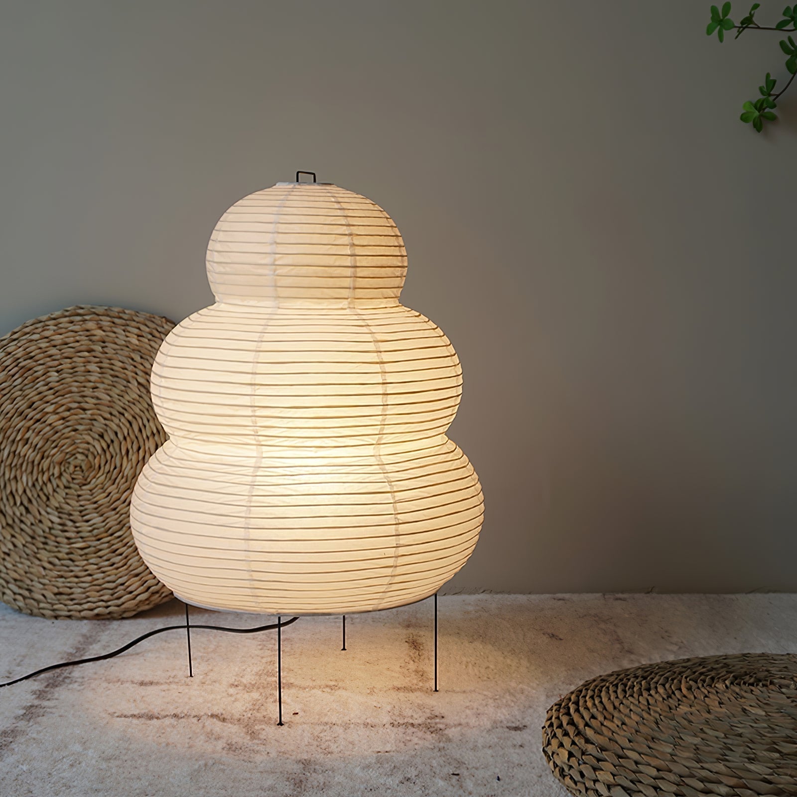 Shiori Glow Handmade Mulberry Paper Table Lamp Inspired By Japanese Lanterns