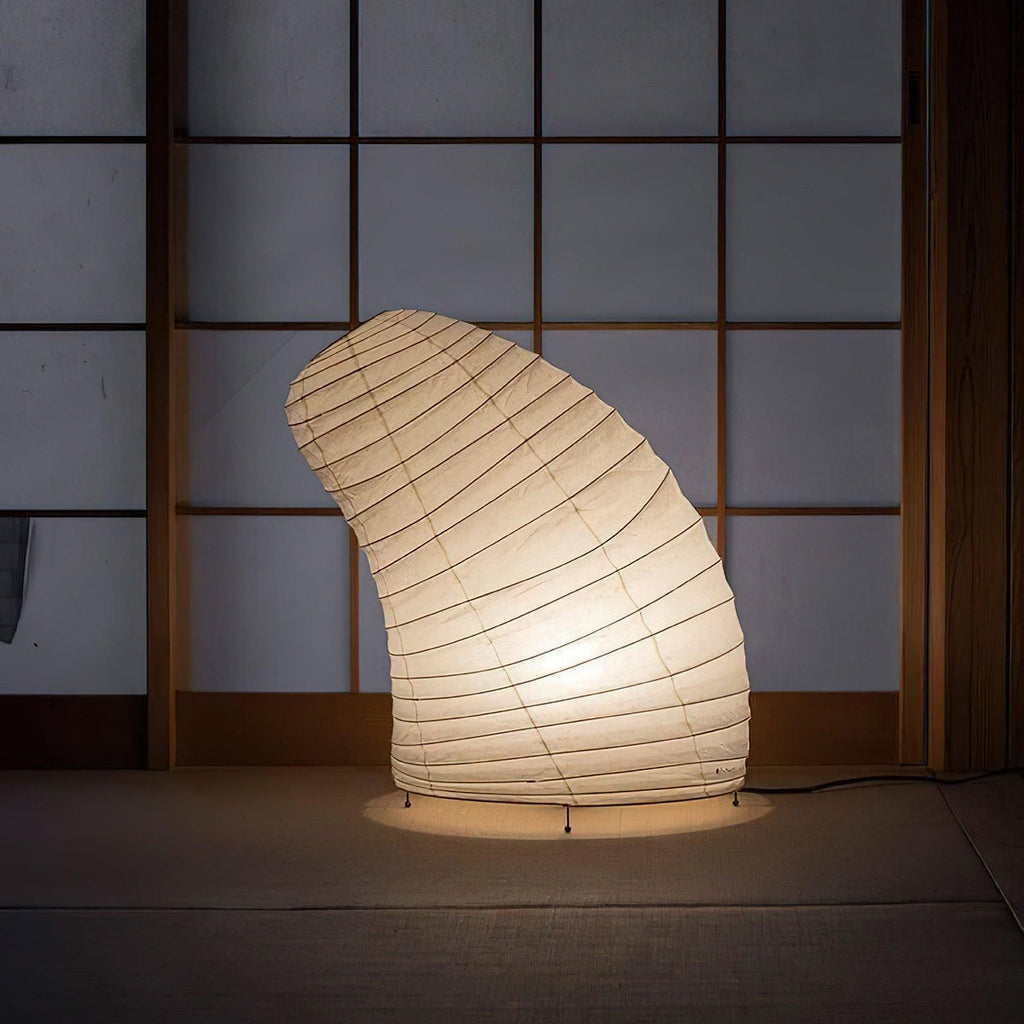 Shiori Glow Handmade Mulberry Paper Table Lamp Inspired By Japanese Lanterns
