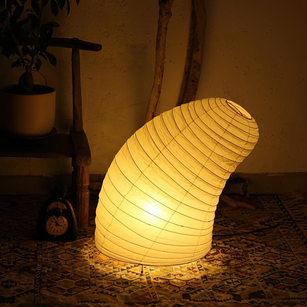 Shiori Glow Handmade Mulberry Paper Table Lamp Inspired By Japanese Lanterns