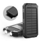 Power bank solare impermeabile da 10000mAh con doppia USB - Fioriscas