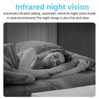 Mini caméra de sécurité Wi-Fi, 1080p étanche avec vision nocturne, angle de vue de 160°