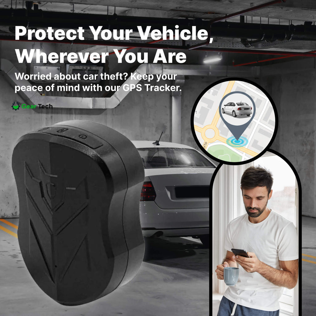 GPS-autotracker met spraakactivering, waterdichte batterij van 5000mAh