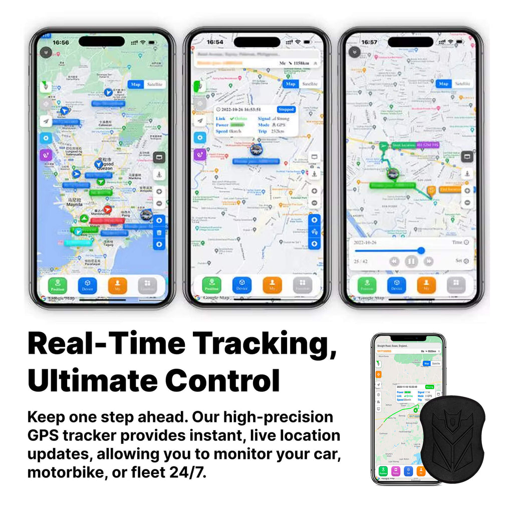 GPS-autotracker met spraakactivering, waterdichte batterij van 5000mAh