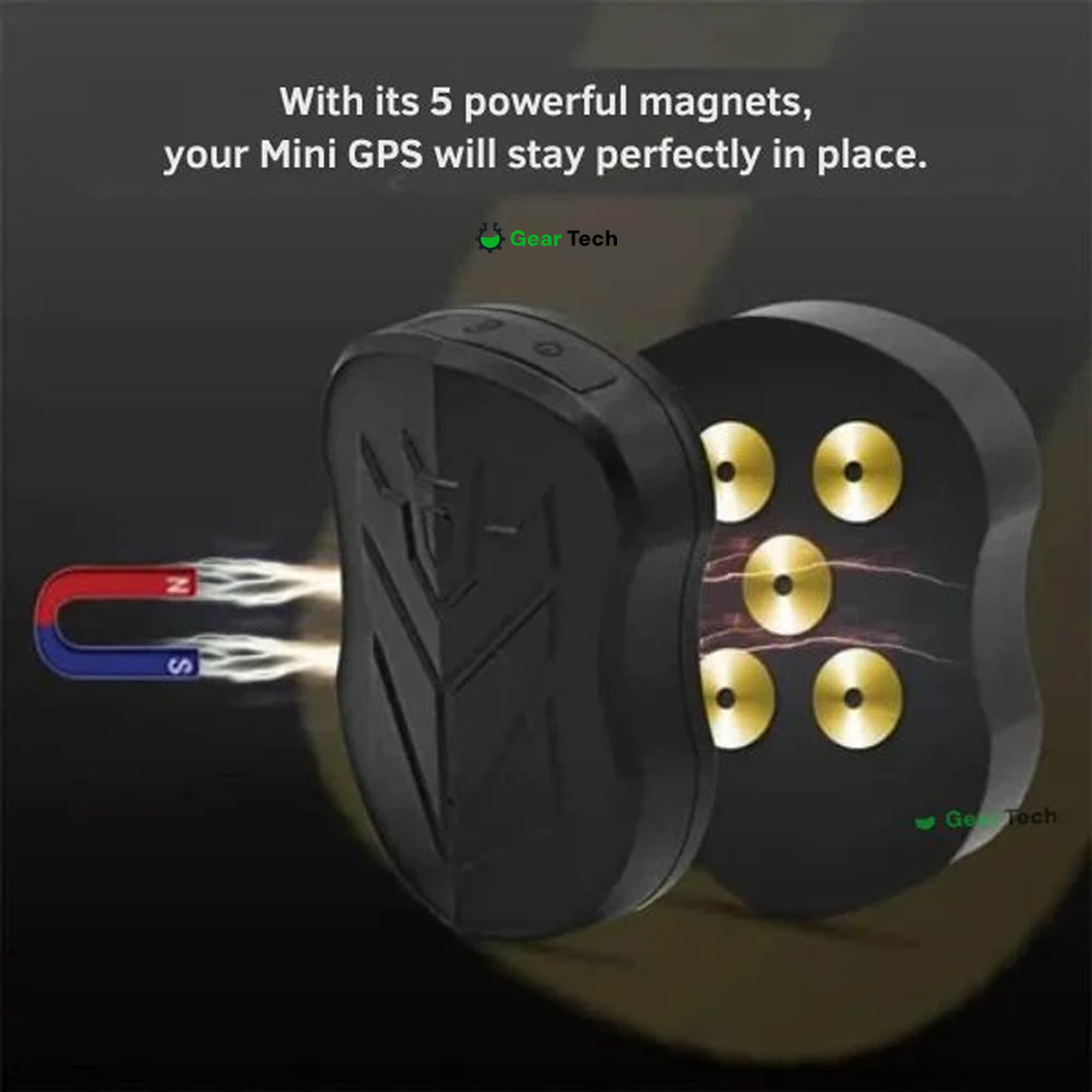 GPS-autotracker met spraakactivering, waterdichte batterij van 5000mAh