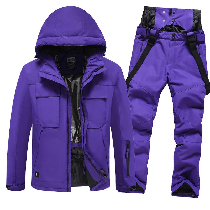 GlacierEdge Waterproof Snowsuit, Unisex Ski And Winter Wear To -30°C
