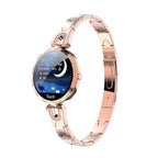 Orologio fitness impermeabile Aquafit da donna con monitoraggio della pressione arteriosa, della frequenza cardiaca e del sonno
