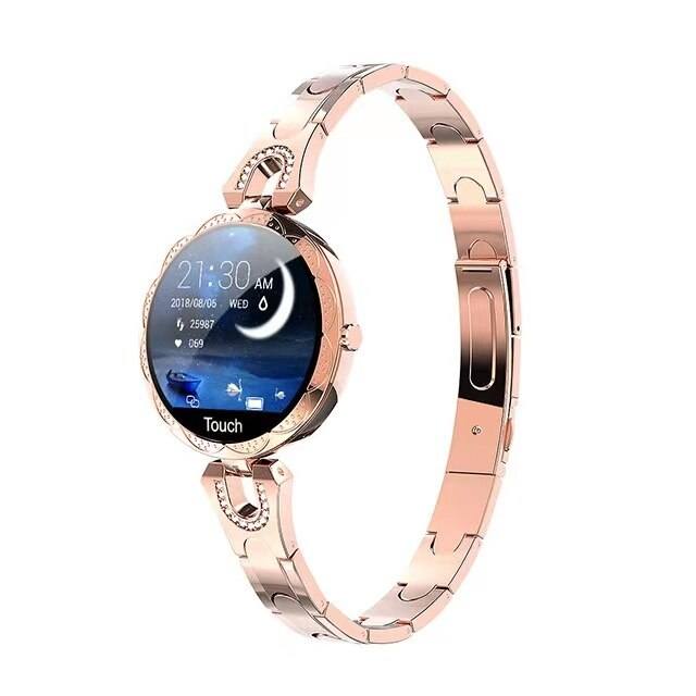 Orologio fitness impermeabile Aquafit da donna con monitoraggio della pressione arteriosa, della frequenza cardiaca e del sonno