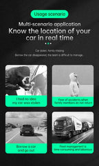 AeroTrace Mini Magnetic GPS Car Tracker With Real-Time Alerts
