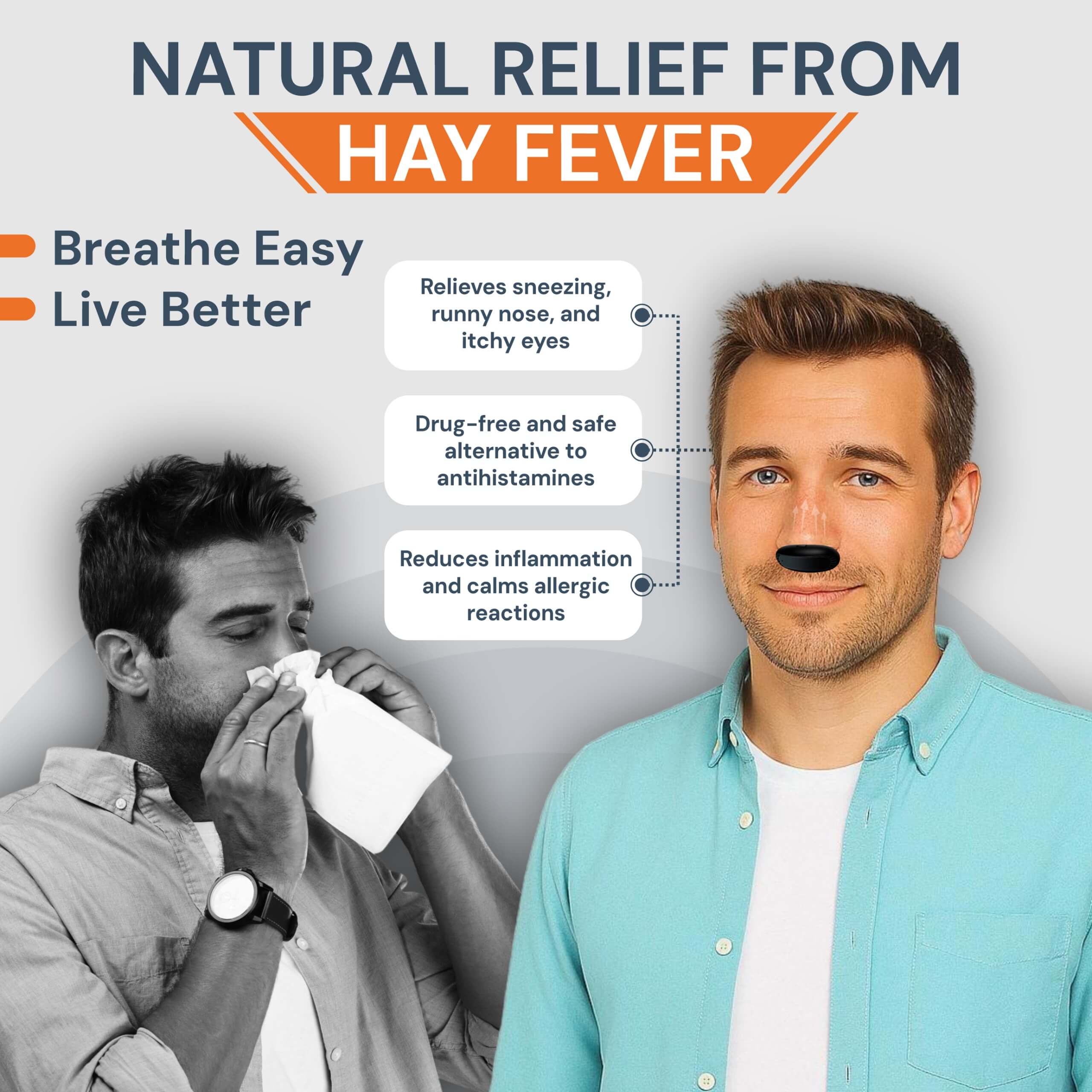 NexNose Red Light Nasal Device For Easier Breathing And Comfort