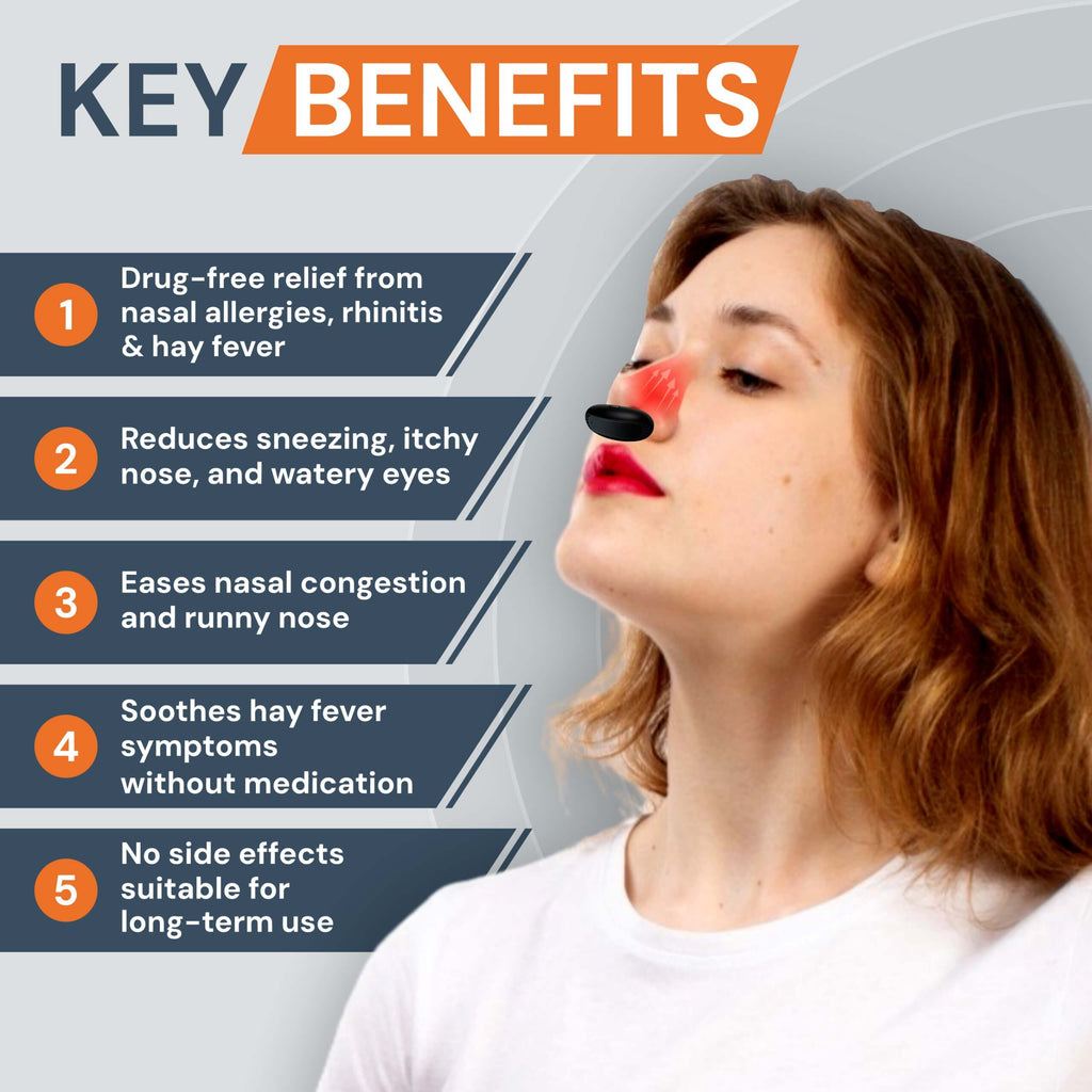 NexNose Red Light Nasal Device For Easier Breathing And Comfort