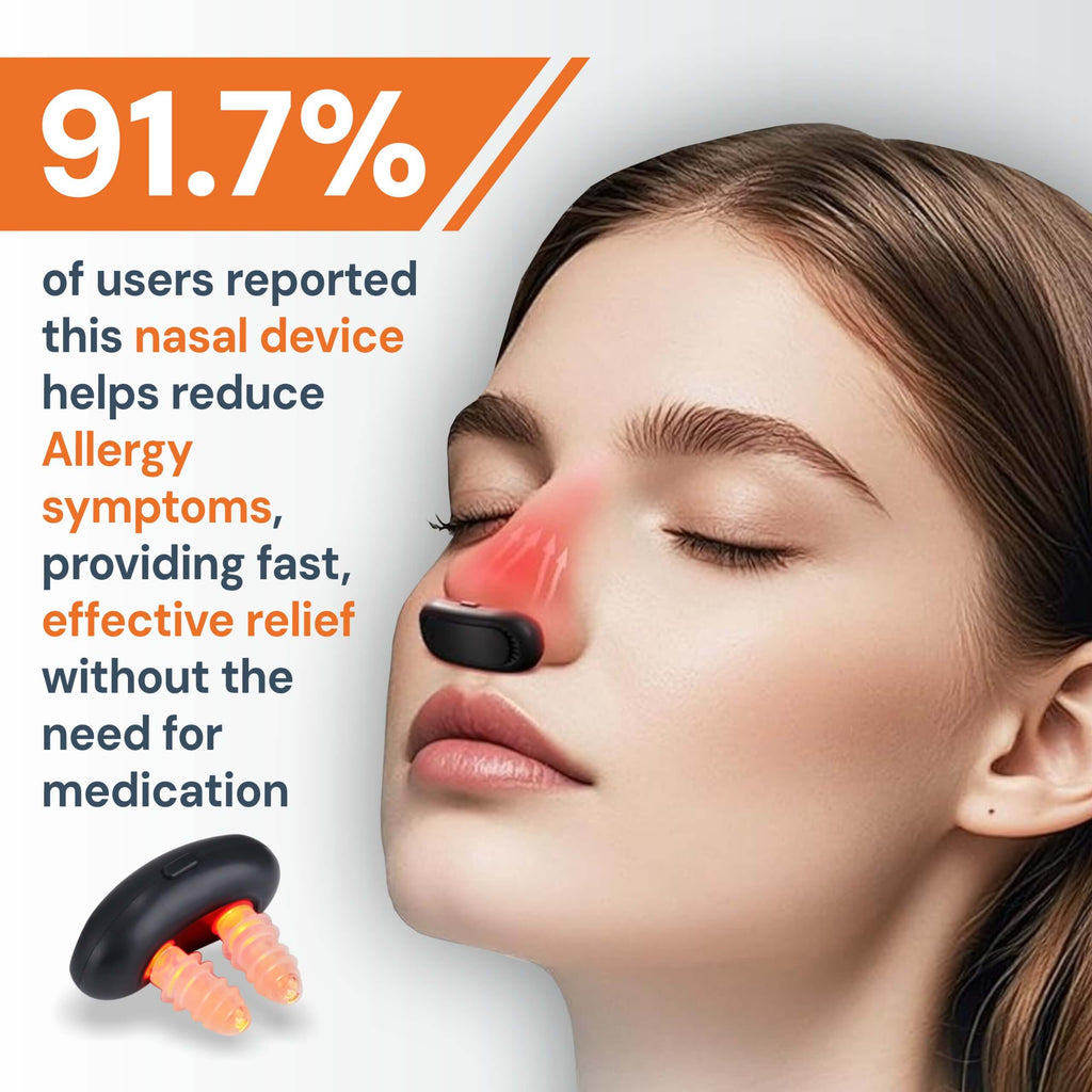 NexNose Red Light Nasal Device For Easier Breathing And Comfort