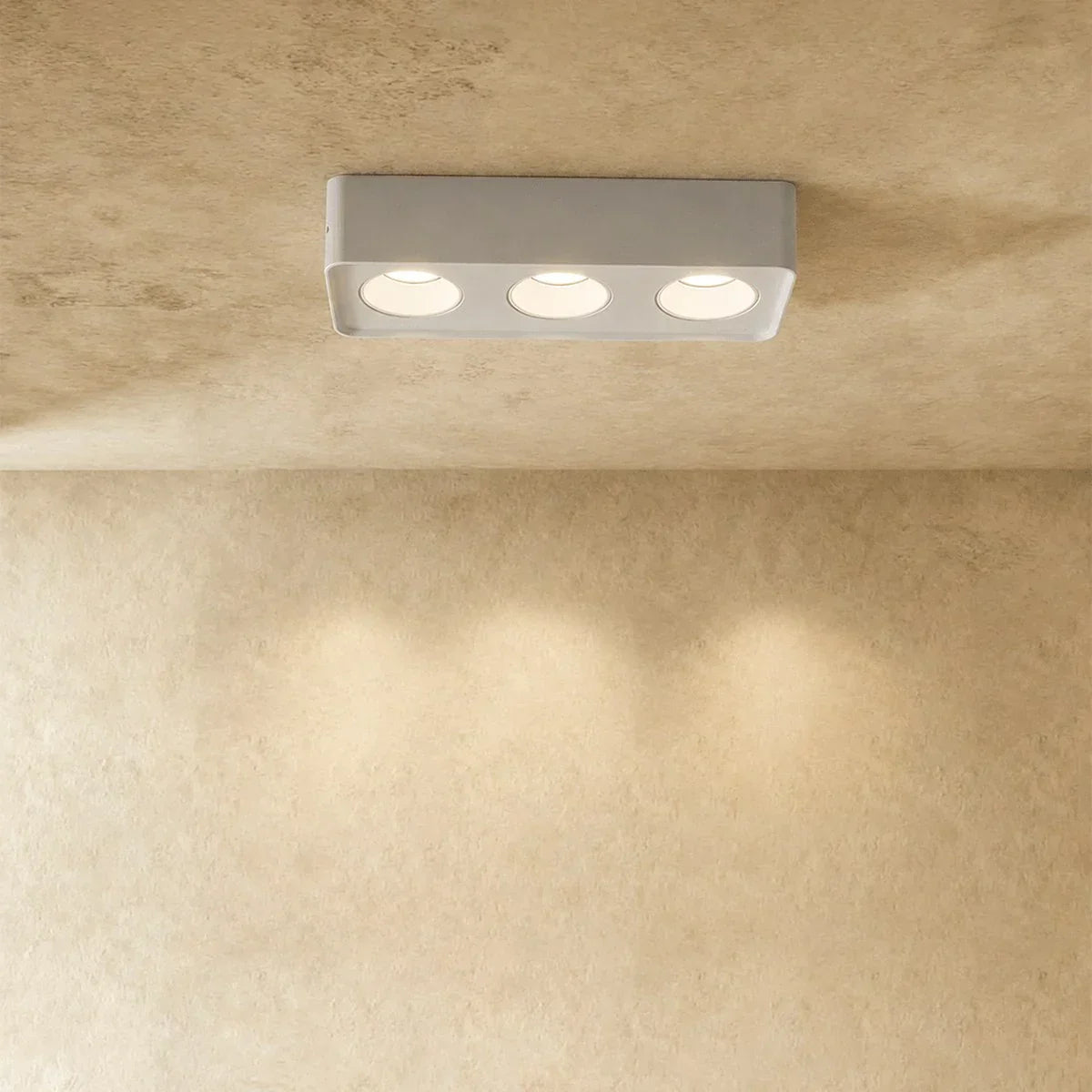 QuadLux Square Gimbal Downlight With Four Adjustable Heads