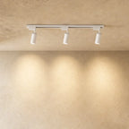 Slim Black Track Lighting With Adjustable Cylinder Heads For Accent And Task Lighting
