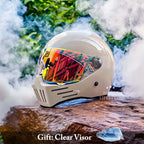 Bikerslifestyle For Riders Full Face Helmet DOT ECE Certified | Fioriscas