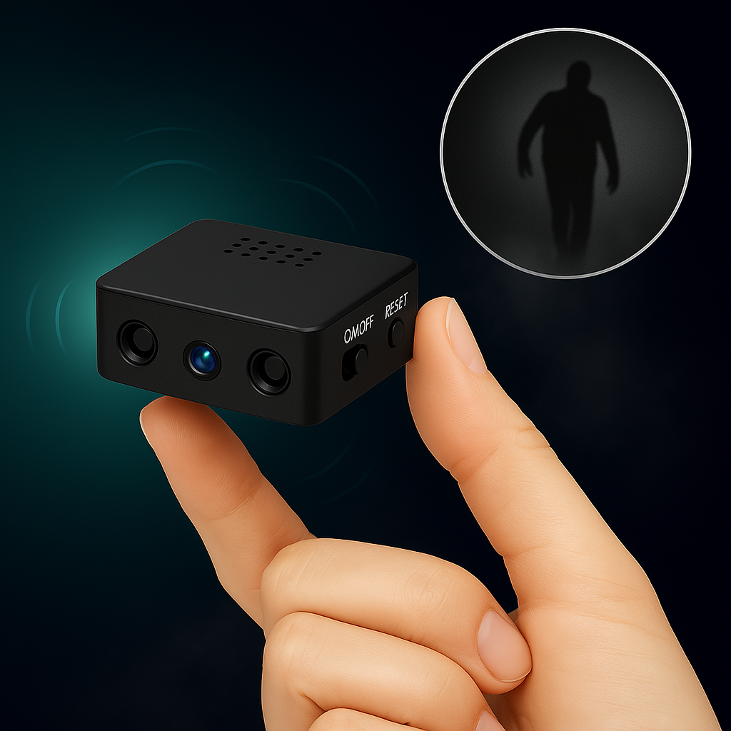 Compact Wireless Security Camera With Auto Night Vision And Motion Alerts
