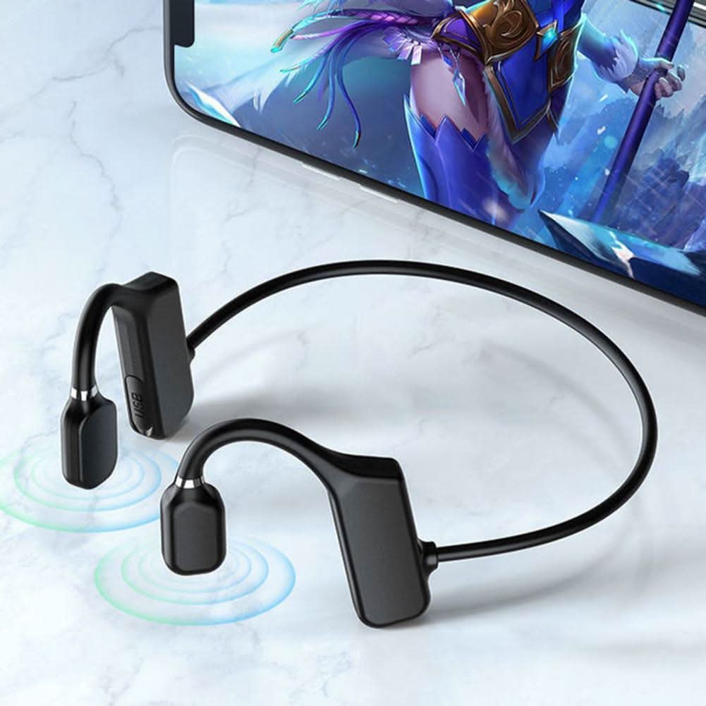 Auriculares inalámbricos Sonicflow con conducción ósea nítida para corredores | Fioriscas