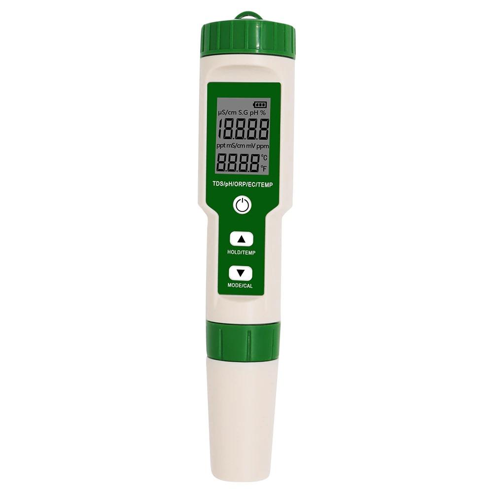 PlantPro 5-i-1 digital vandtester til pH, TDS, EC, ORP og temperatur