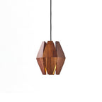 Pendant Lamp Geometric Wood Shade Warm Glow Nordic Minimalist Accent - Neutralighting
