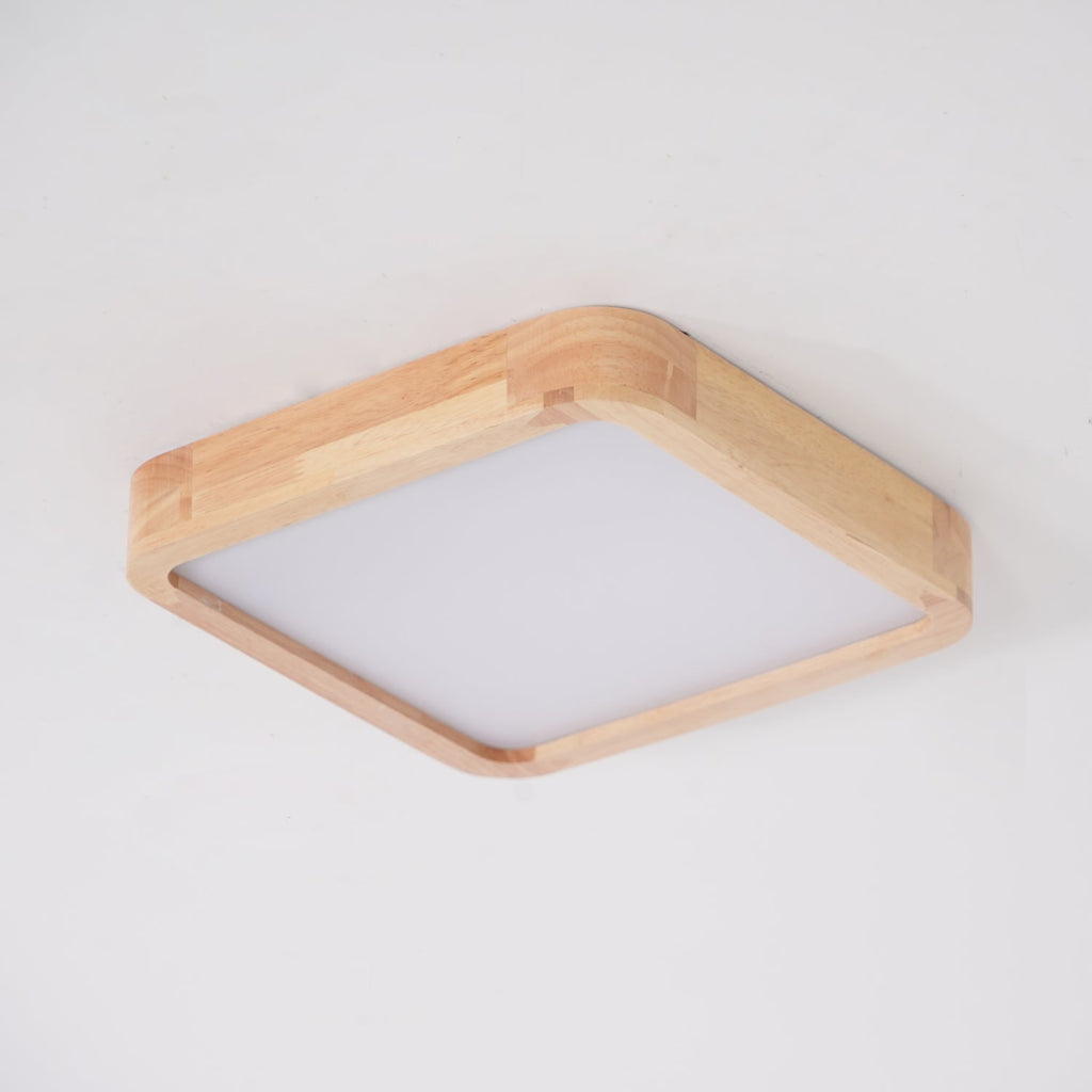 Hano træ geometrisk loftslampe | Fioriscas