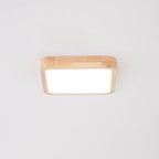 Hano træ geometrisk loftslampe | Fioriscas
