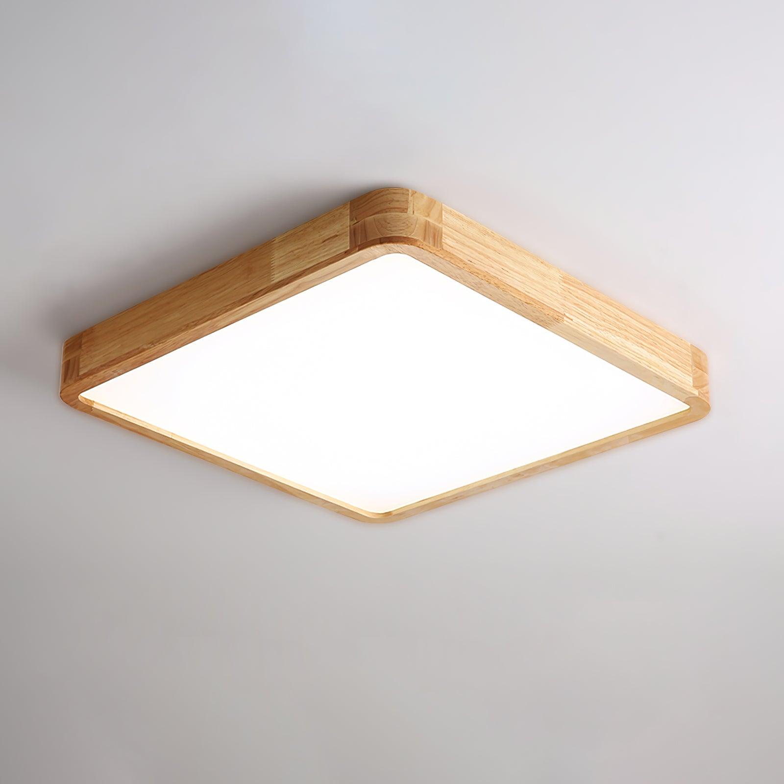 Hano træ geometrisk loftslampe | Fioriscas
