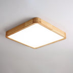 Hano Wooden Geometric Ceiling Light - Neutralighting
