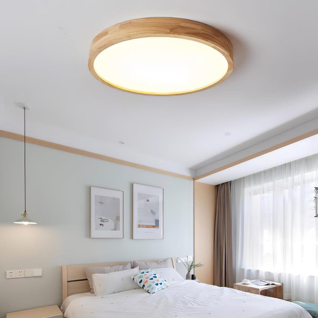 Hano træ geometrisk loftslampe | Fioriscas