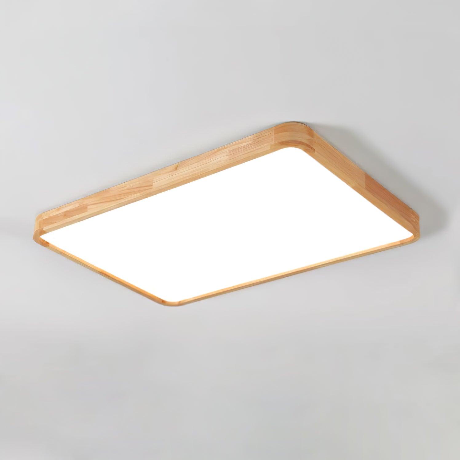 Hano træ geometrisk loftslampe | Fioriscas