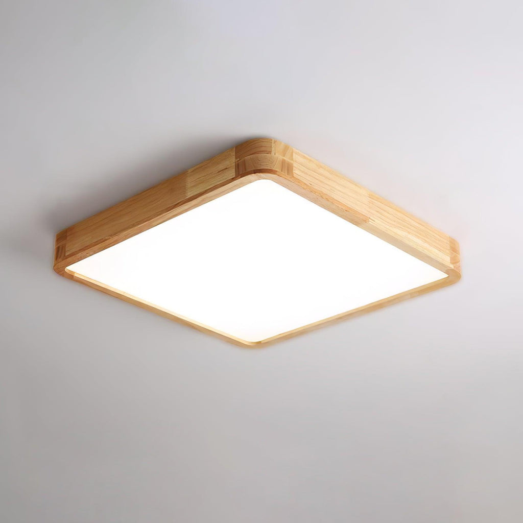 Hano træ geometrisk loftslampe | Fioriscas