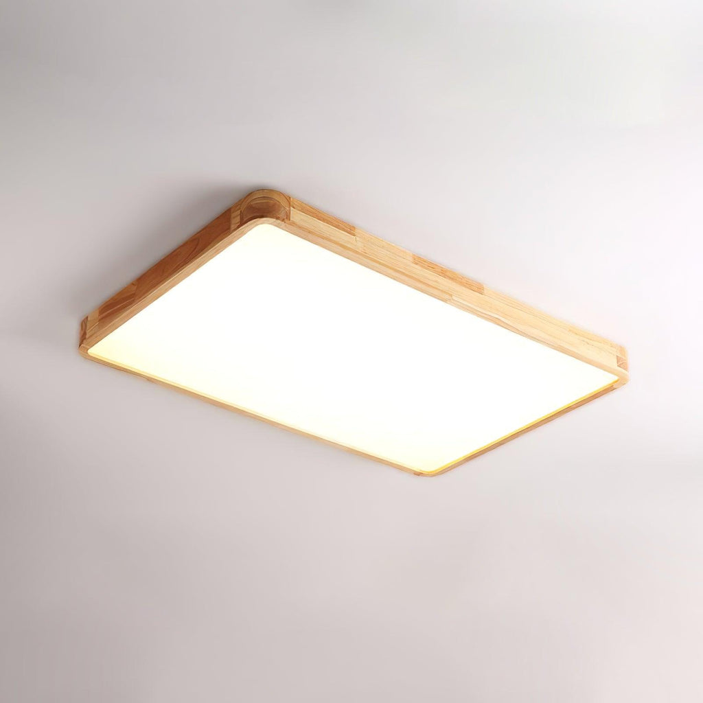 Hano træ geometrisk loftslampe | Fioriscas
