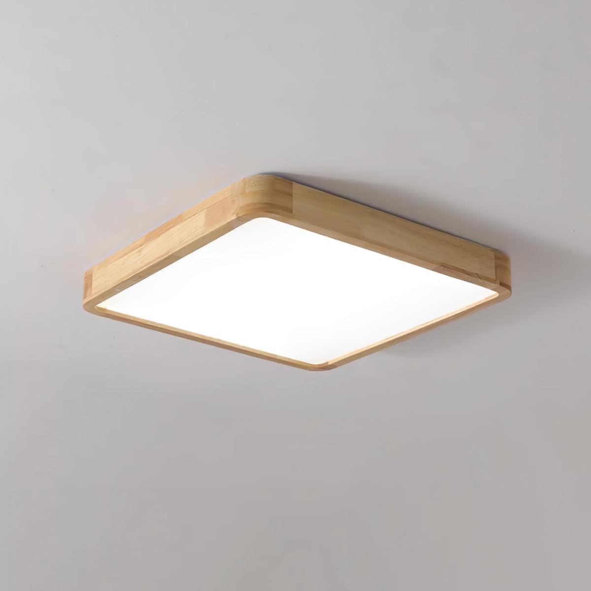 Hano træ geometrisk loftslampe | Fioriscas