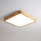 Hano træ geometrisk loftslampe | Fioriscas