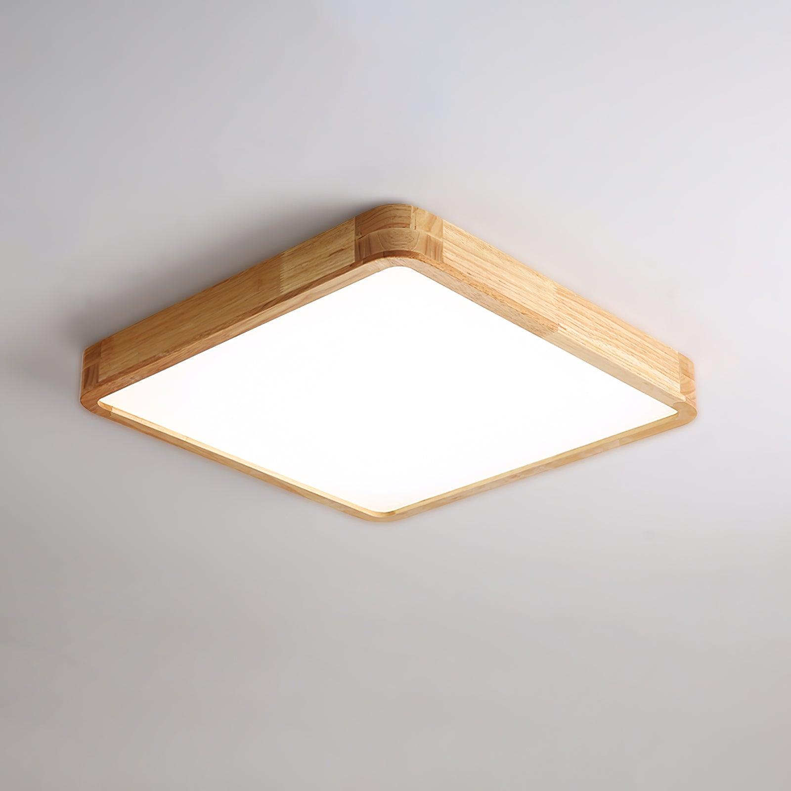Hano træ geometrisk loftslampe | Fioriscas