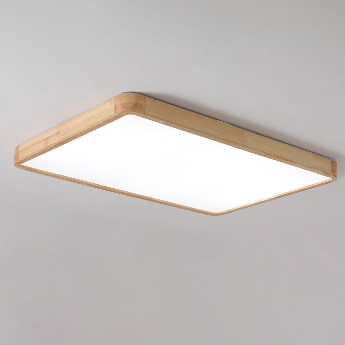 Hano træ geometrisk loftslampe | Fioriscas