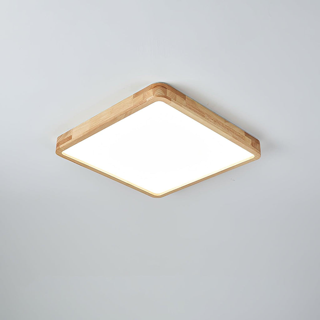 Hano træ geometrisk loftslampe | Fioriscas